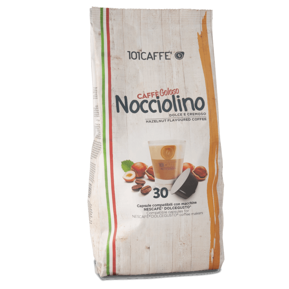 Caffè Nocciolino | Pack of 30 capsules compatible with Nescafè® DolceGusto®