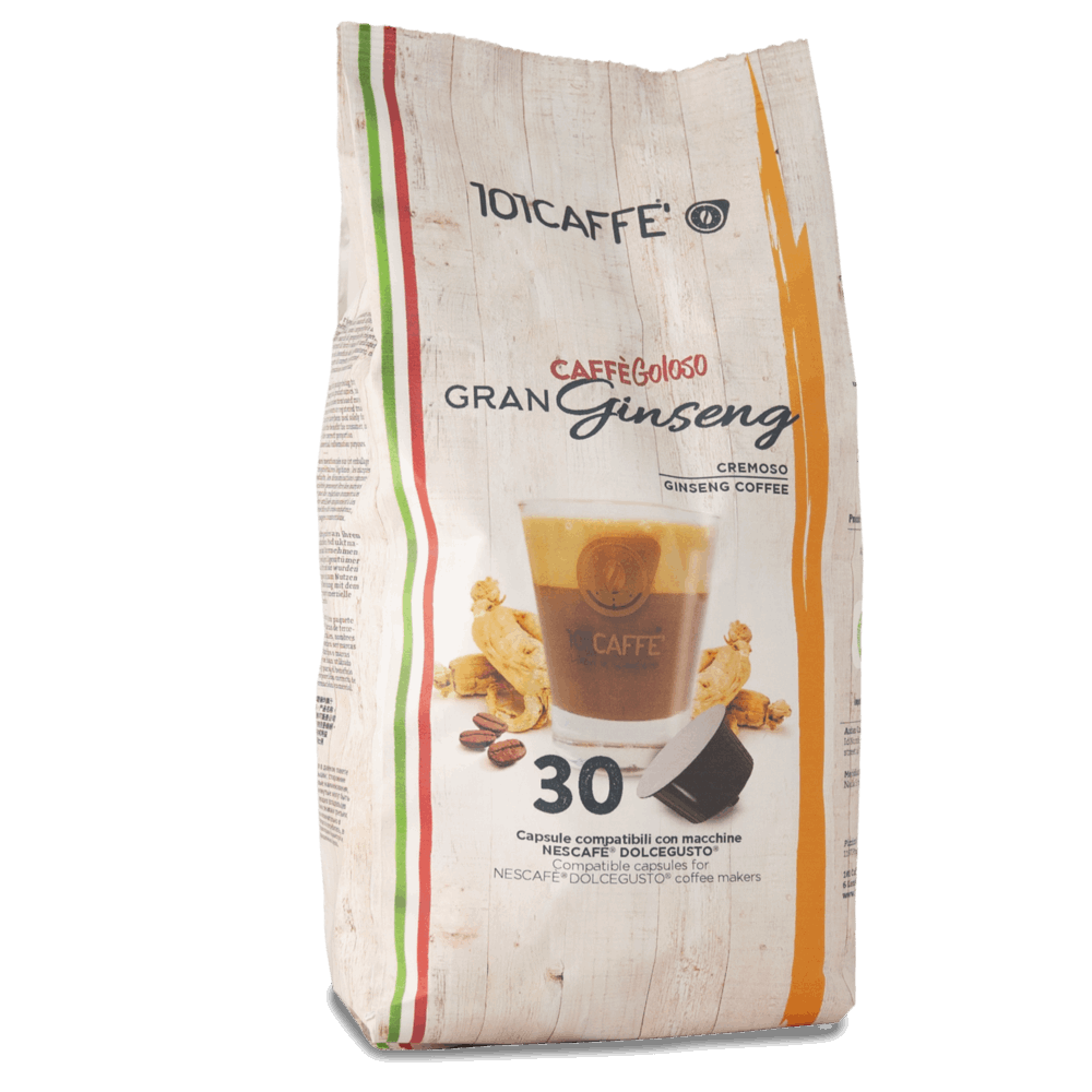 Caffè Gran Ginseng | Confezione da 30 capsule compatibile con Nescafè® DolceGusto®