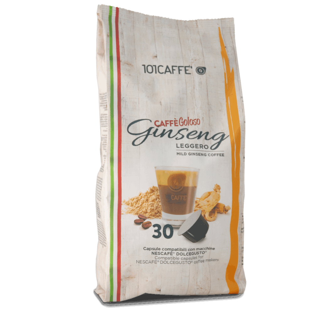 Caffè al Ginseng Leggero | Paquet de 30 capsules compatibles Nescafè® DolceGusto®