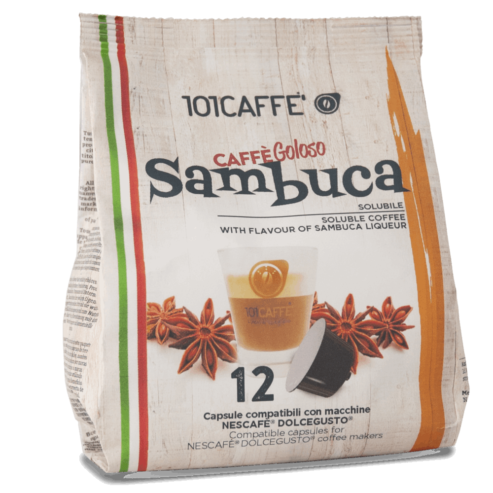 Caffè alla Sambuca | Pack of 12 capsules compatible with Nescafè® DolceGusto®