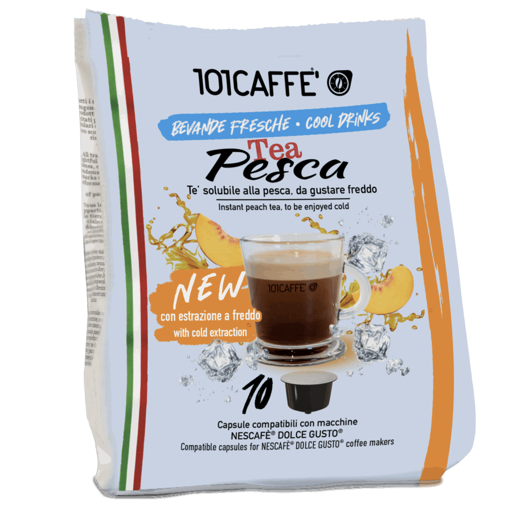 Tea Pesca  | Paquet de 10 capsules compatibles Nescafè® DolceGusto®