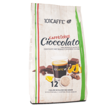 Caffè al Cioccolato con aroma d'arancia | Pack of 12 pods compatible with Eco-fiendly Coffee Pods