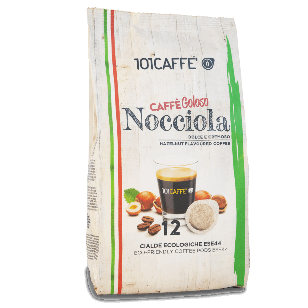 Caffè alla Nocciola | Paquet de 12 dosettes compatibles Dosettes Écologiques