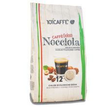 Caffè alla Nocciola | Paquet de 12 dosettes compatibles Dosettes Écologiques