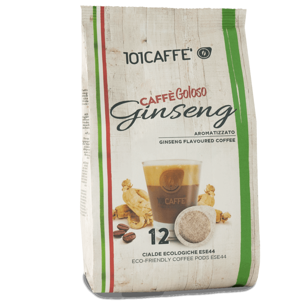 Caffè al Ginseng | Pack of 12 pods compatible with Eco-fiendly Coffee Pods