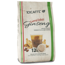 Caffè al Ginseng | Pack of 12 pods compatible with Eco-fiendly Coffee Pods