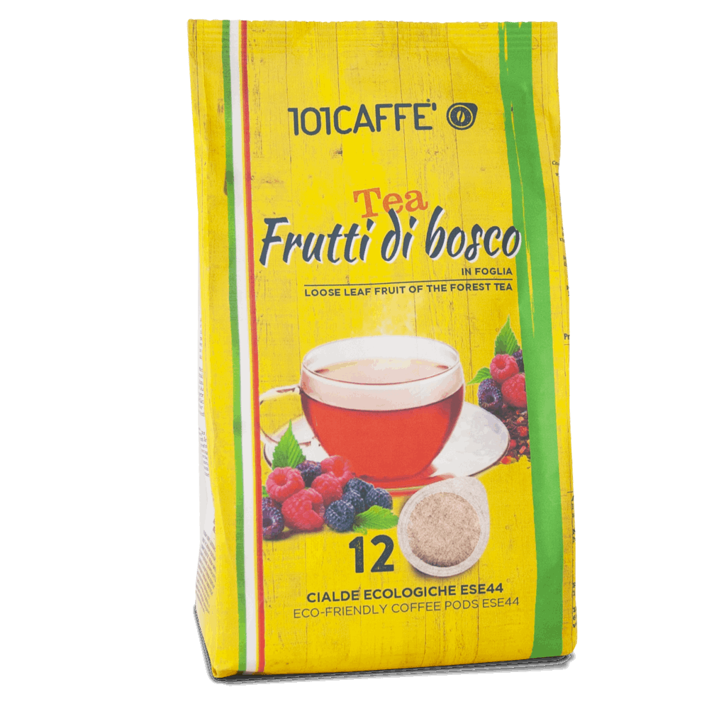 Tea ai Frutti di Bosco | Confezione da 12 cialde compatibile con Cialde ecologiche