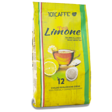Tea Nero al Limone | Confezione da 12 cialde compatibile con Cialde ecologiche