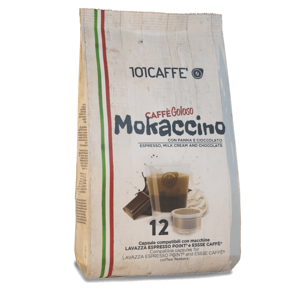 Mokaccino | Paquet de 12 capsules compatibles Lavazza® Espresso Point®