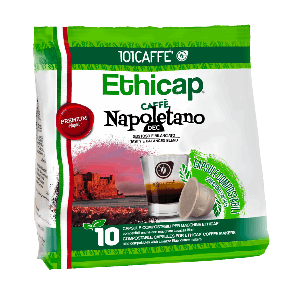 Napoletano dec - Compostable | Pack of 10 capsules compatible with Ethicap®