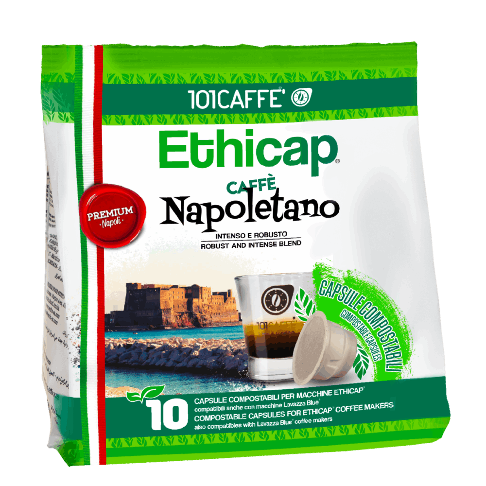 Napoletano in compostable capsules | Pack of 10 capsules compatible with Ethicap®