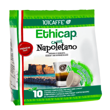 Napoletano in compostable capsules | Pack of 10 capsules compatible with Ethicap®