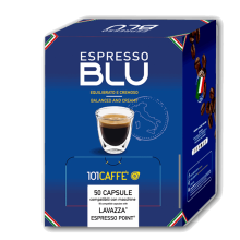 Espresso Blu | Pack of 50 capsules compatible with Lavazza® Espresso Point®