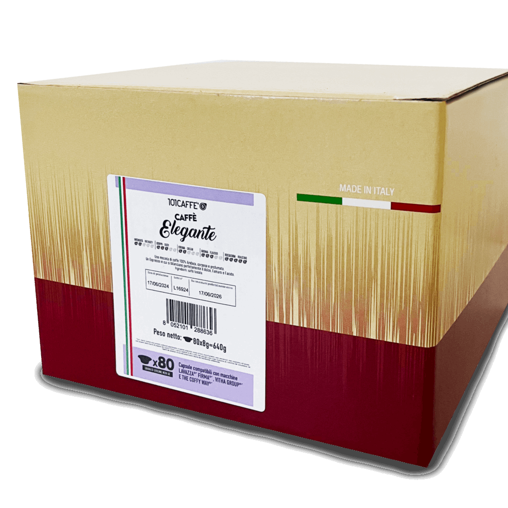 Elegante | Pack of 80 capsules compatible with Lavazza® Firma® & Gruppo Vitha®
