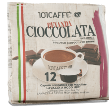 Cioccolata | Paquet de 12 capsules compatibles Lavazza® A Modo Mio®