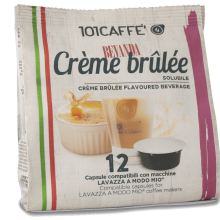 Crème brûlée | Pack of 12 capsules compatible with Lavazza® A Modo Mio®