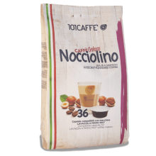 Caffè Nocciolino | Pack of 36 capsules compatible with Lavazza® A Modo Mio®