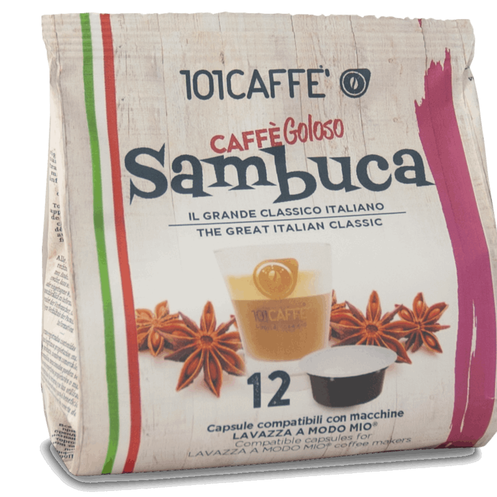 Caffè alla Sambuca | Pack of 12 capsules compatible with Lavazza® A Modo Mio®