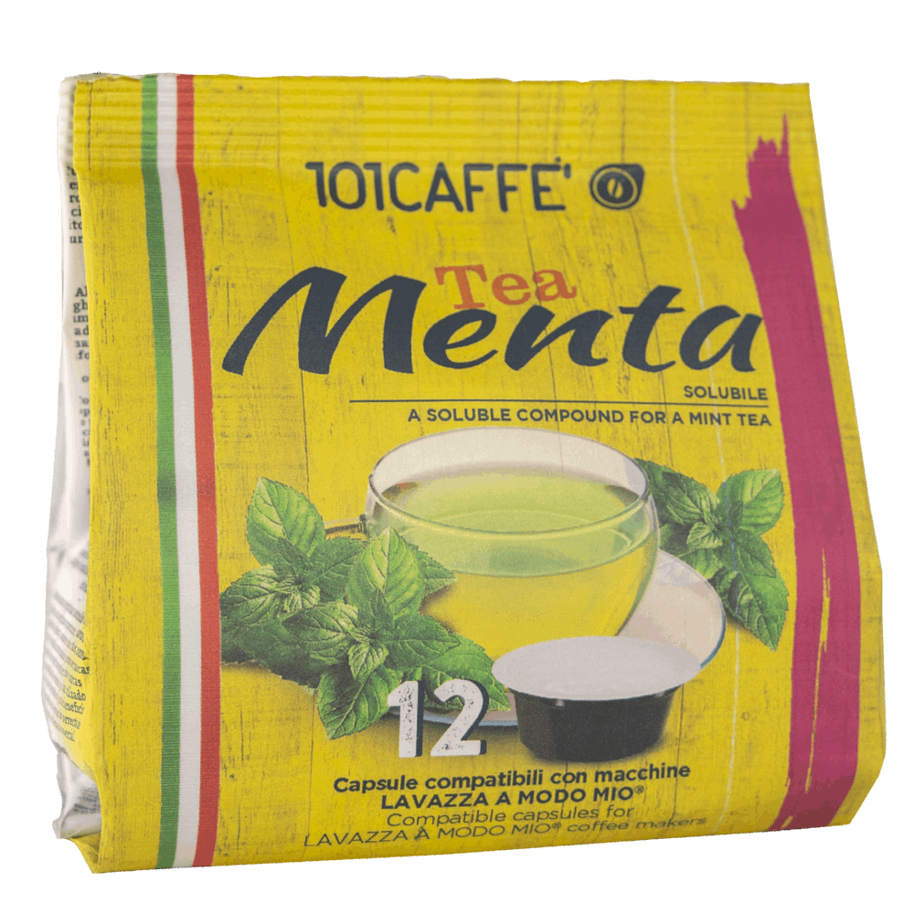 Thé à la Menthe | Paquet de 12 capsules compatibles Lavazza® A Modo Mio®