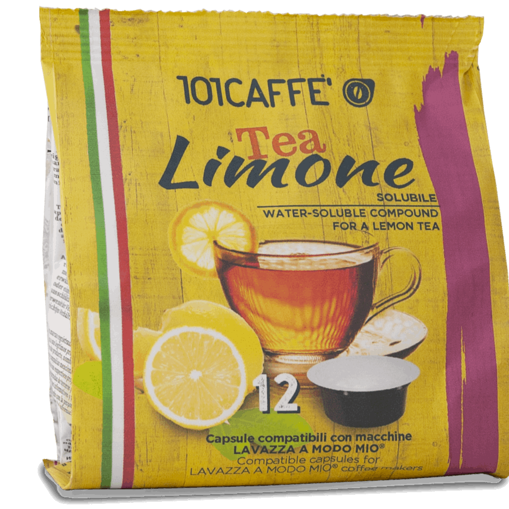 Tea al Limone | Confezione da 12 capsule compatibile con Lavazza® A Modo Mio®
