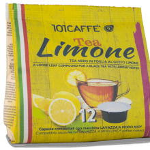 Tea nero al limone | Confezione da 12 capsule compatibile con Lavazza® A Modo Mio®