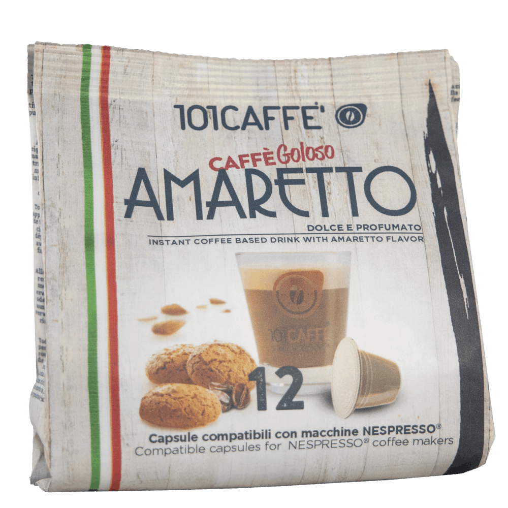 Amaretto | Pack of 12 capsules compatible with Nespresso®