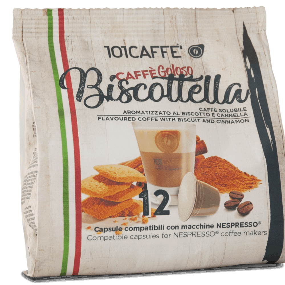 Biscottella | Pack of 12 capsules compatible with Nespresso®
