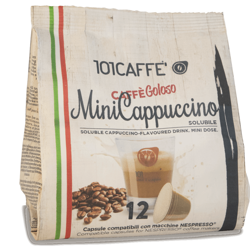 Mini Cappucino | Pack of 12 capsules compatible with Nespresso®