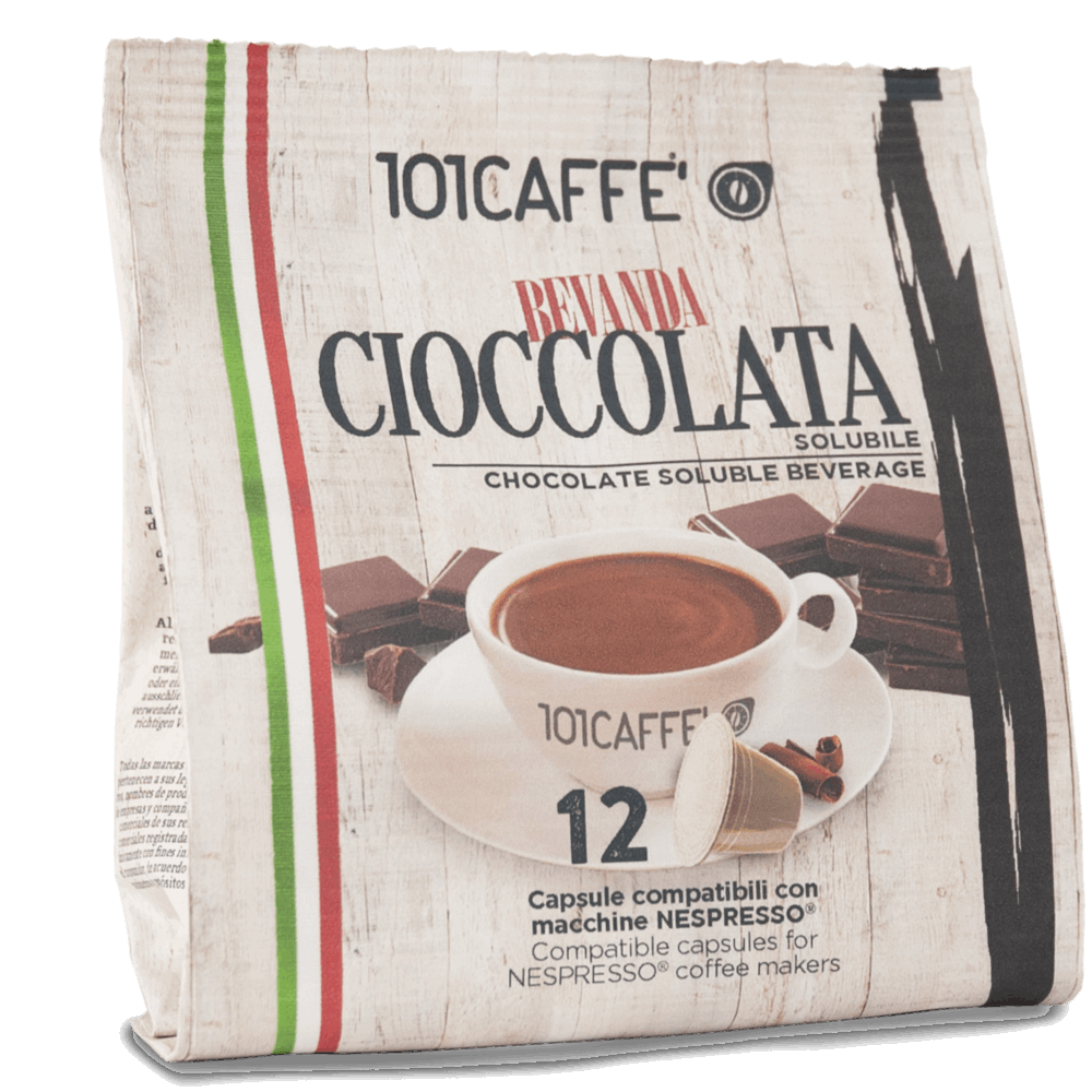 Cioccolata | Pack of 12 capsules compatible with Nespresso®