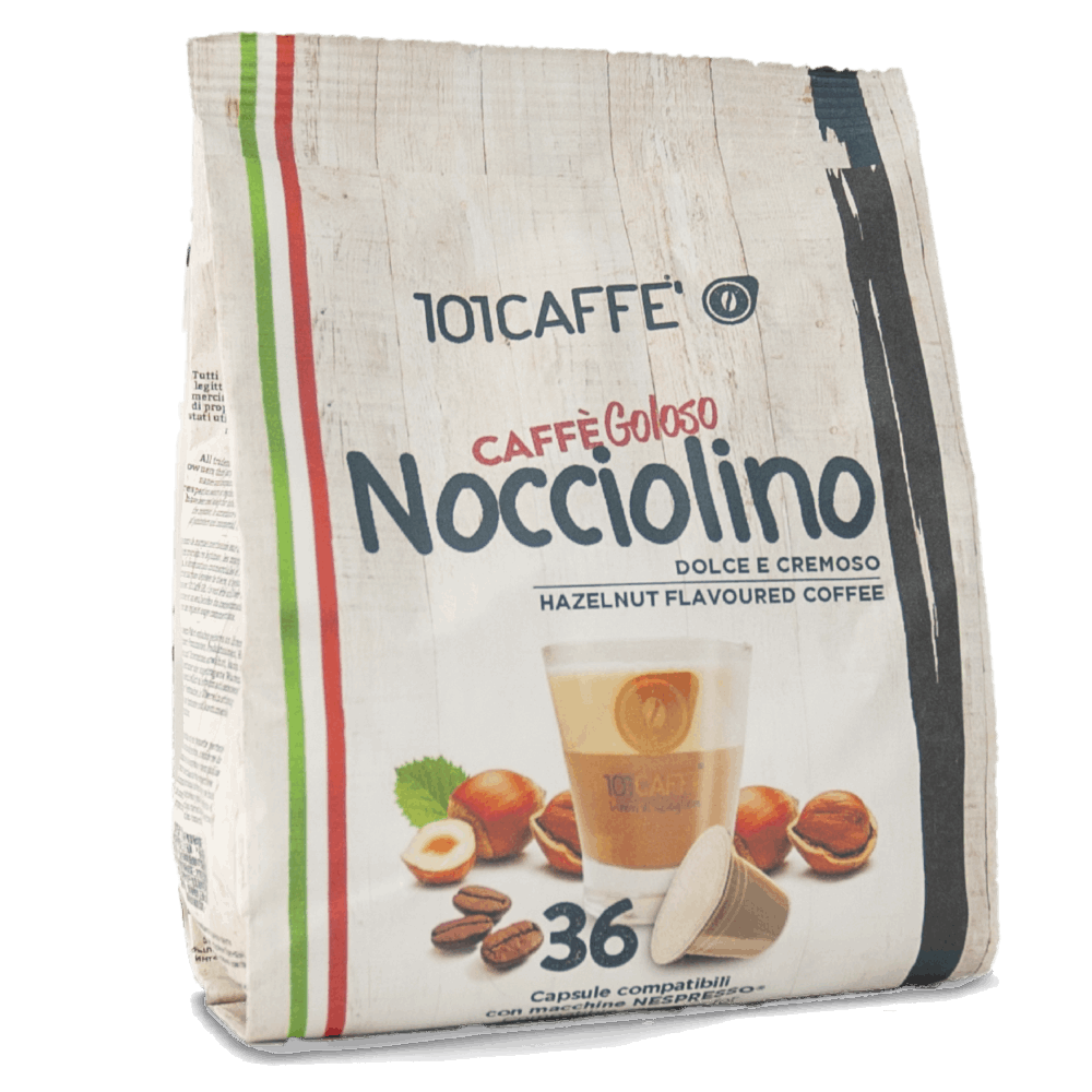 Caffè nocciolino | Pack of 36 capsules compatible with Nespresso®