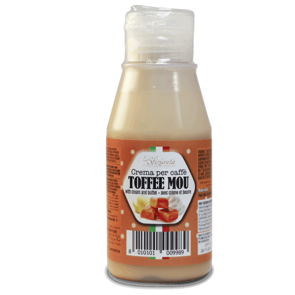 Topping coulis au goût de “Toffee Mou, beurre et crème” | Paquet de 120 grammes