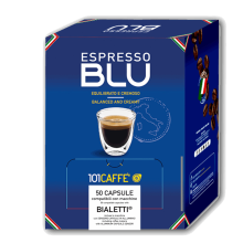 Espresso Blu | Pack of 50 capsules compatible with Bialetti®