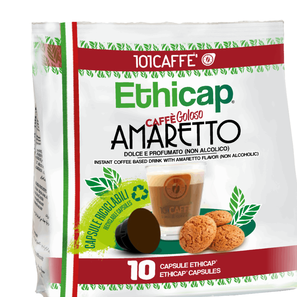 Amaretto  | Pack of 10 capsules compatible with Ethicap®