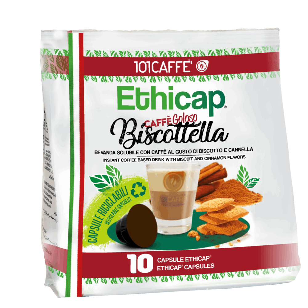 Biscottella  | Pack of 10 capsules compatible with Ethicap®