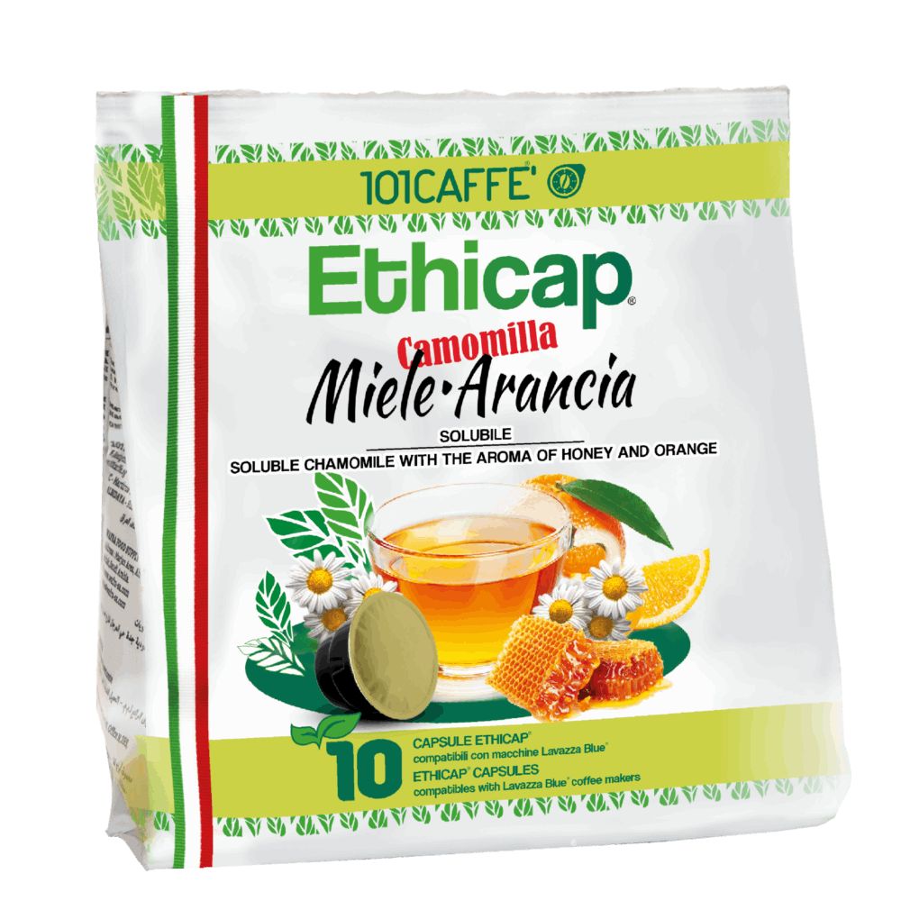 Camomilla miele arancia | Pack of 10 capsules compatible with Ethicap®