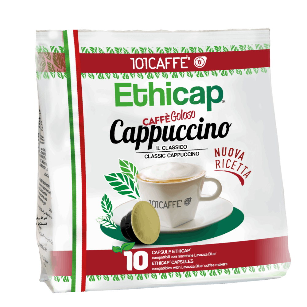 Cappuccino  | Pack of 10 capsules compatible with Ethicap®