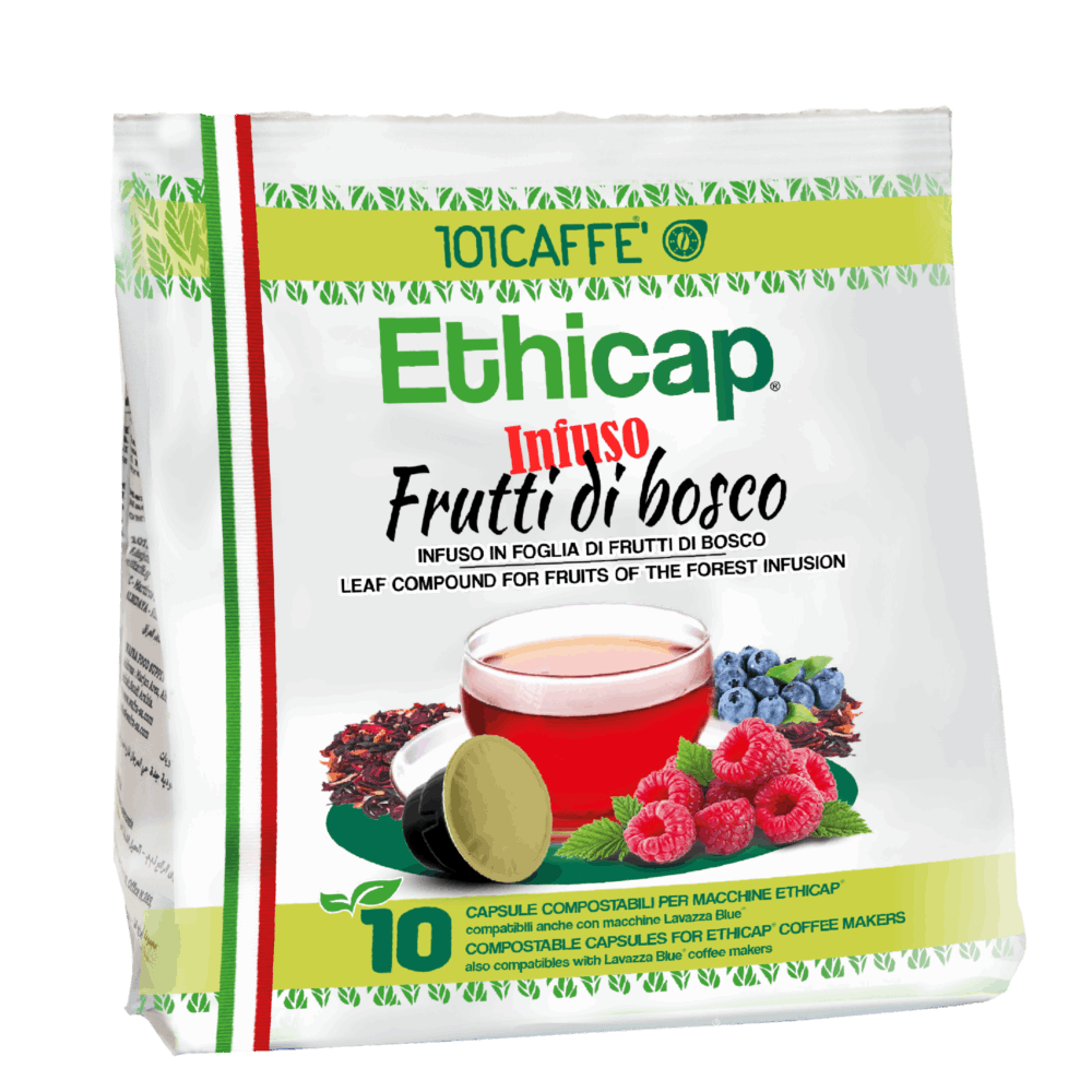 Berries tea in leaves | Pack of 10 capsules compatible with Ethicap®