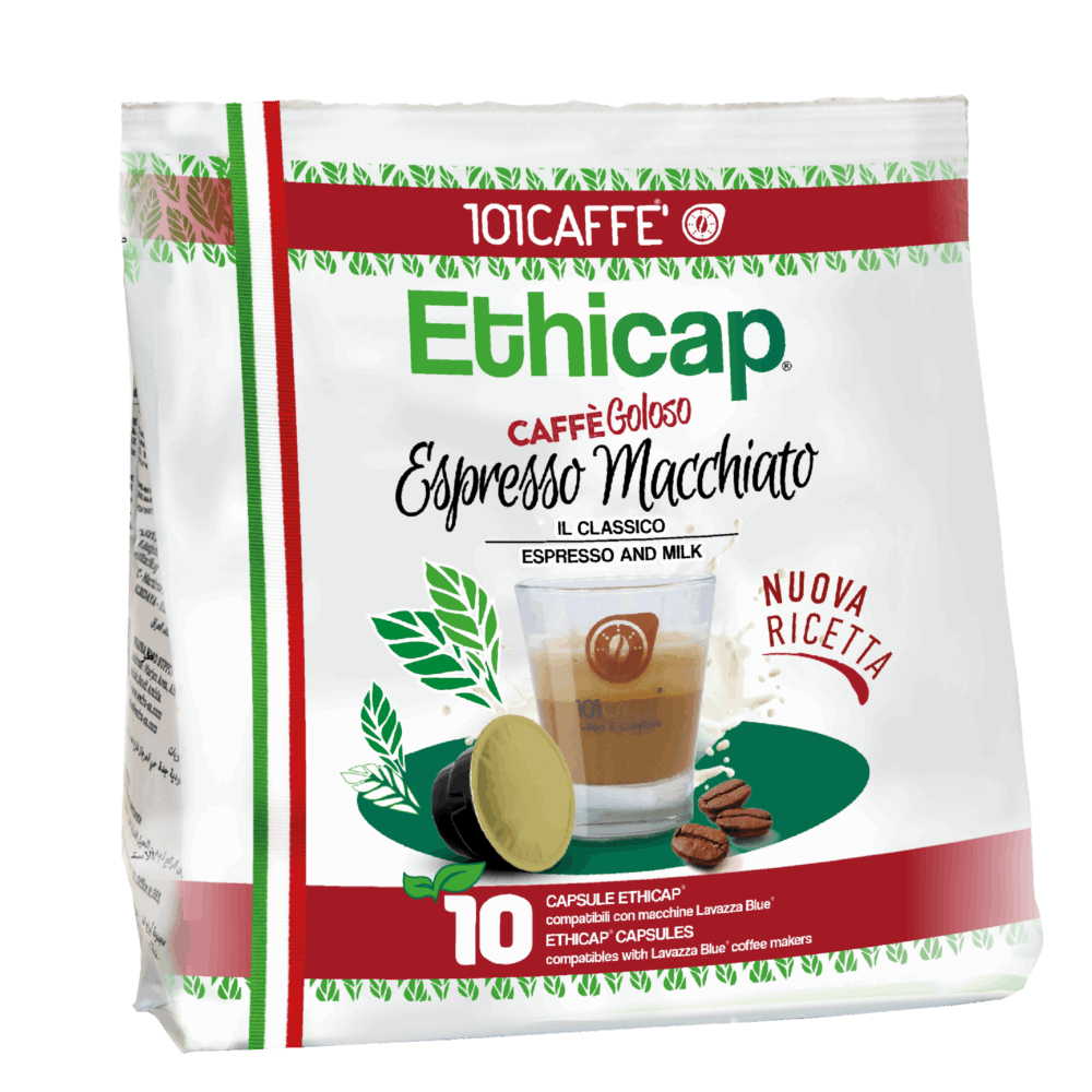 Espresso Macchiato | Pack of 10 capsules compatible with Ethicap®