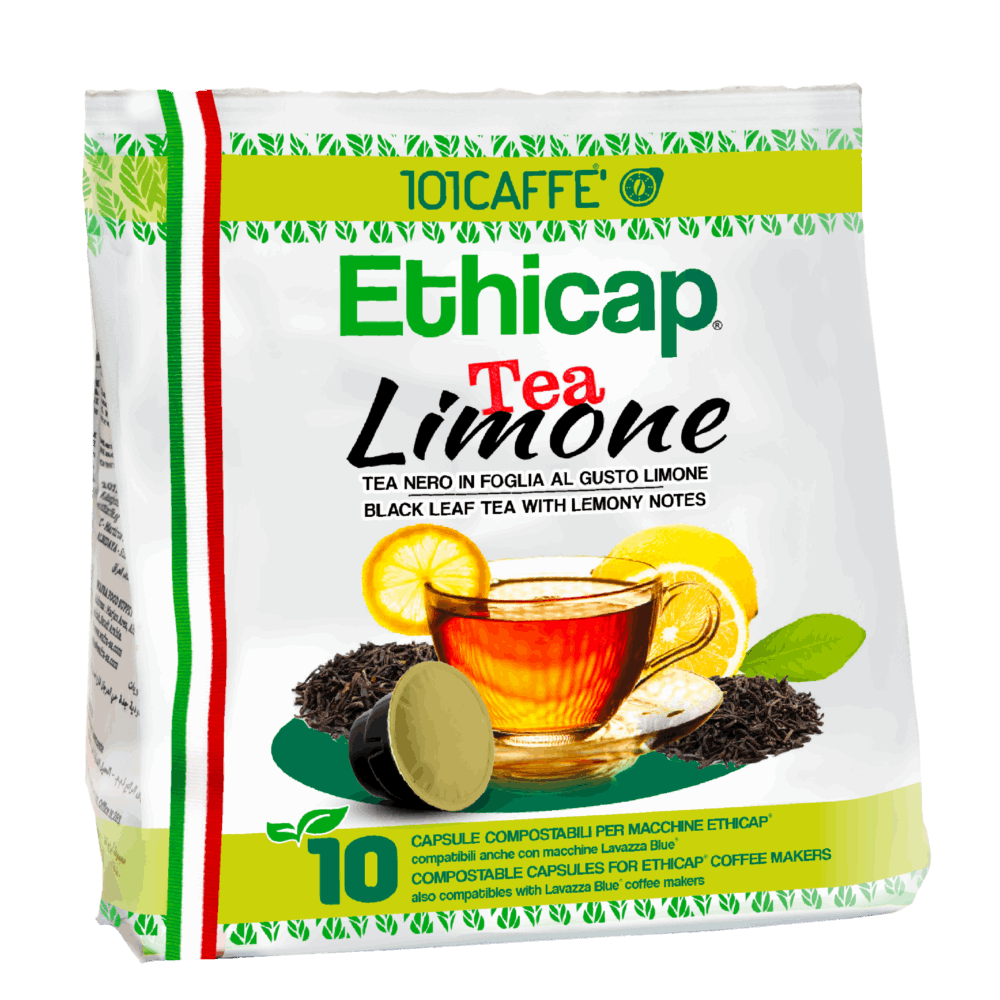 Tea al Limone in foglie | Pack of 10 capsules compatible with Ethicap®