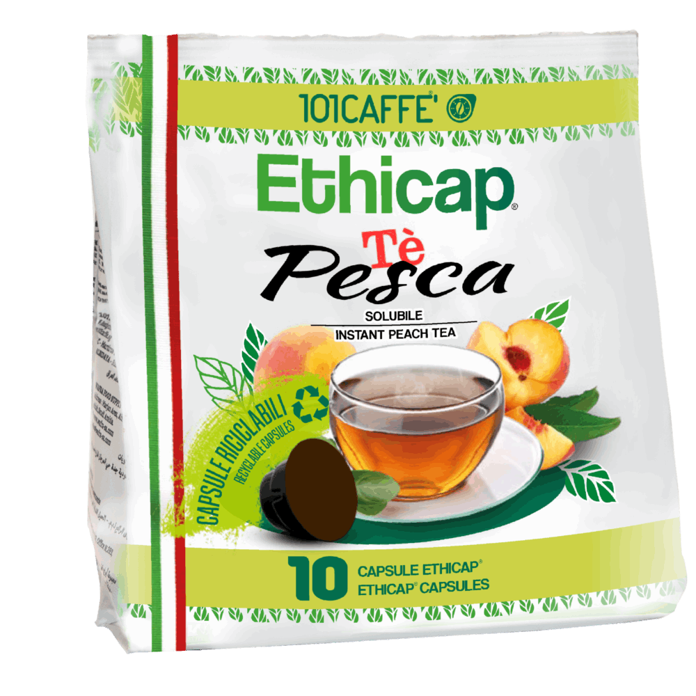 Tea Pesca | Paquet de 10 capsule compatibles Ethicap®