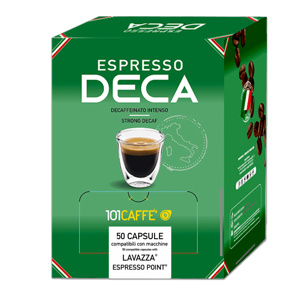 Espresso Deca | Pack of 50 capsules compatible with Lavazza® Espresso Point®