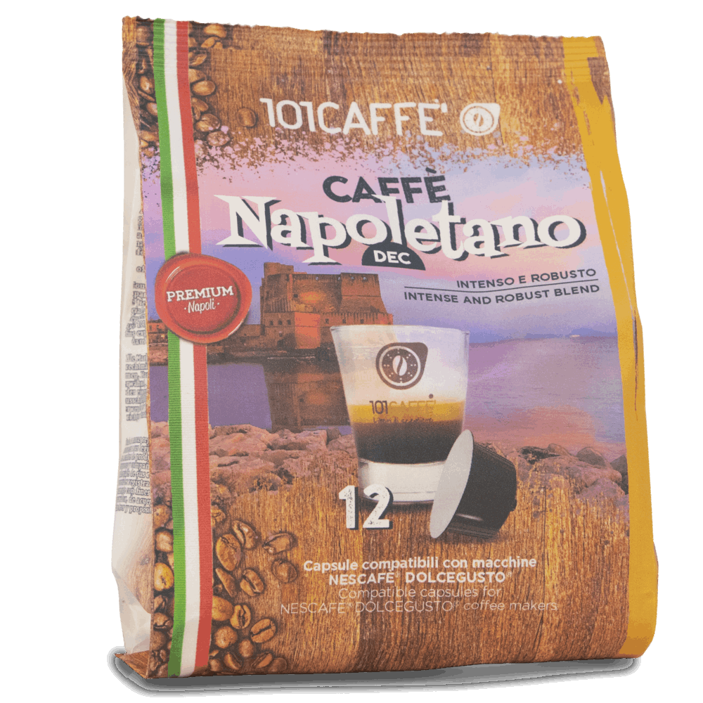 Napoletano Dec | Confezione da 12 capsule compatibile con Nescafè® DolceGusto®