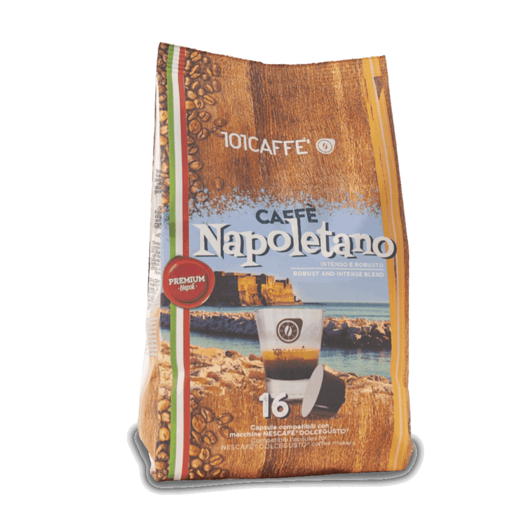 Napoletano | Pack of 16 capsules compatible with Nescafè® DolceGusto®