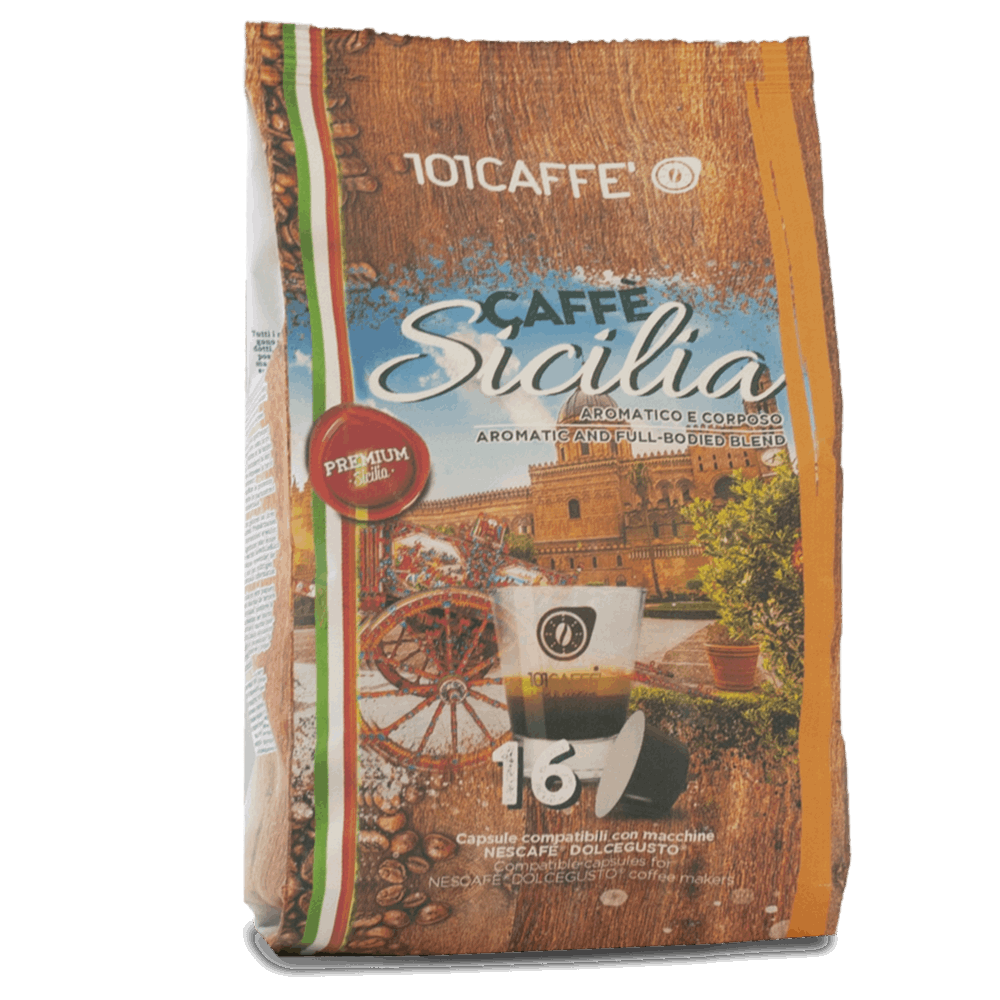 Sicilia | Paquet de 16 capsules compatibles Nescafè® DolceGusto®