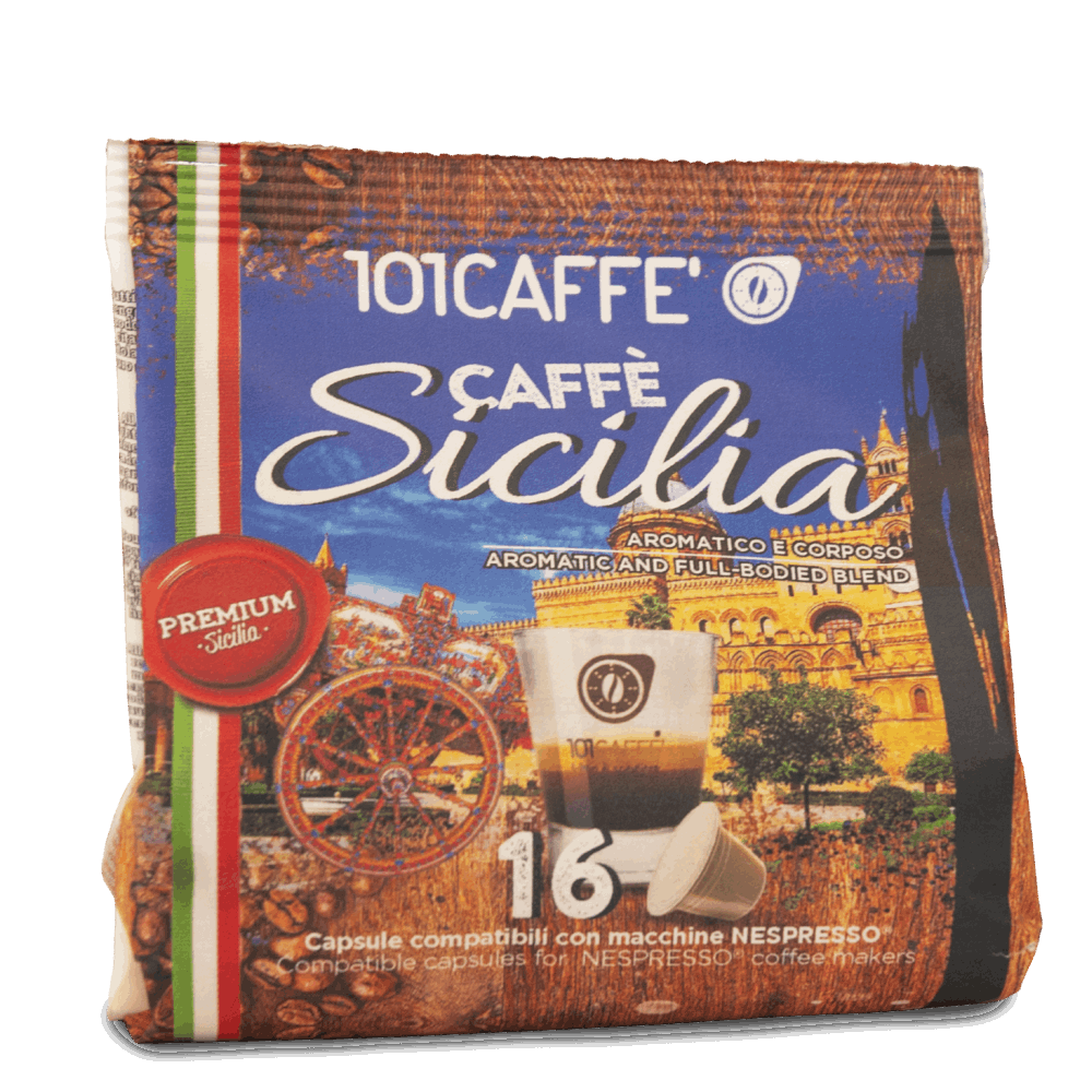 Sicilia  | Paquet de 16 capsules compatibles Nespresso®