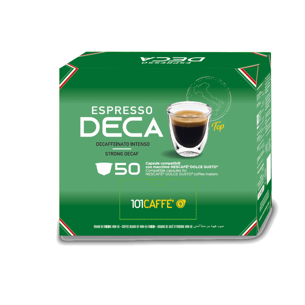 Espresso Deca | Pack of 50 capsules compatible with Nescafè® DolceGusto®