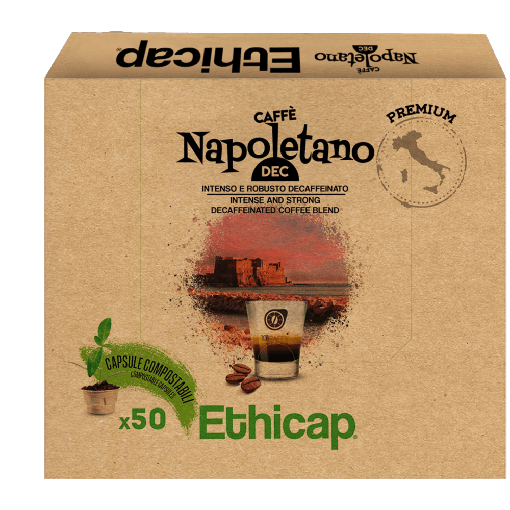 Napoletano Dec - compostable  | Pack of 50 capsules compatible with Ethicap®