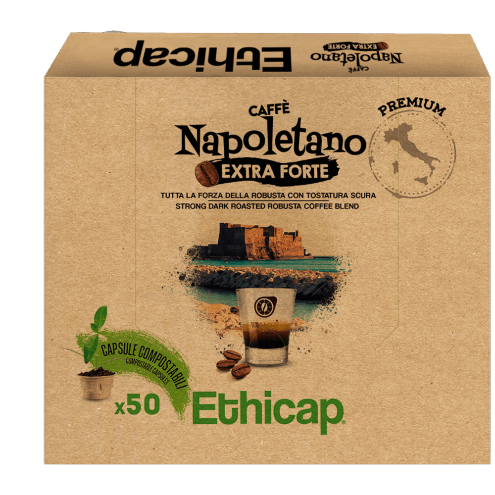 Napoletano Extra Forte  in compostable capsules | Pack of 50 capsules compatible with Ethicap®