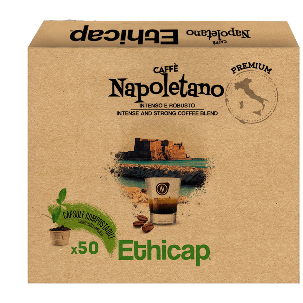 Napoletano in compostable capsules | Pack of 50 capsules compatible with Ethicap®