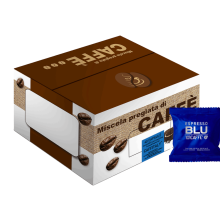 Espresso Blu | Confezione da 40 capsule compatibile con Caffitaly®